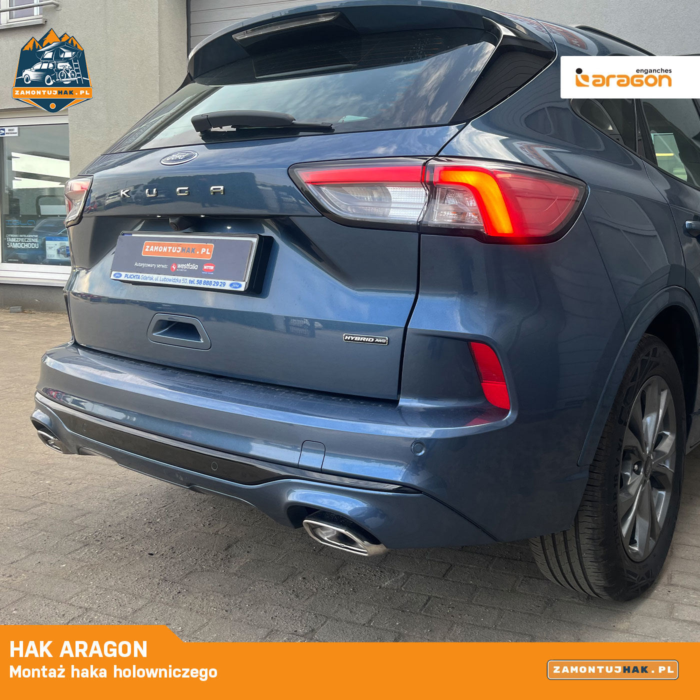 Ford Kuga hak holowniczy